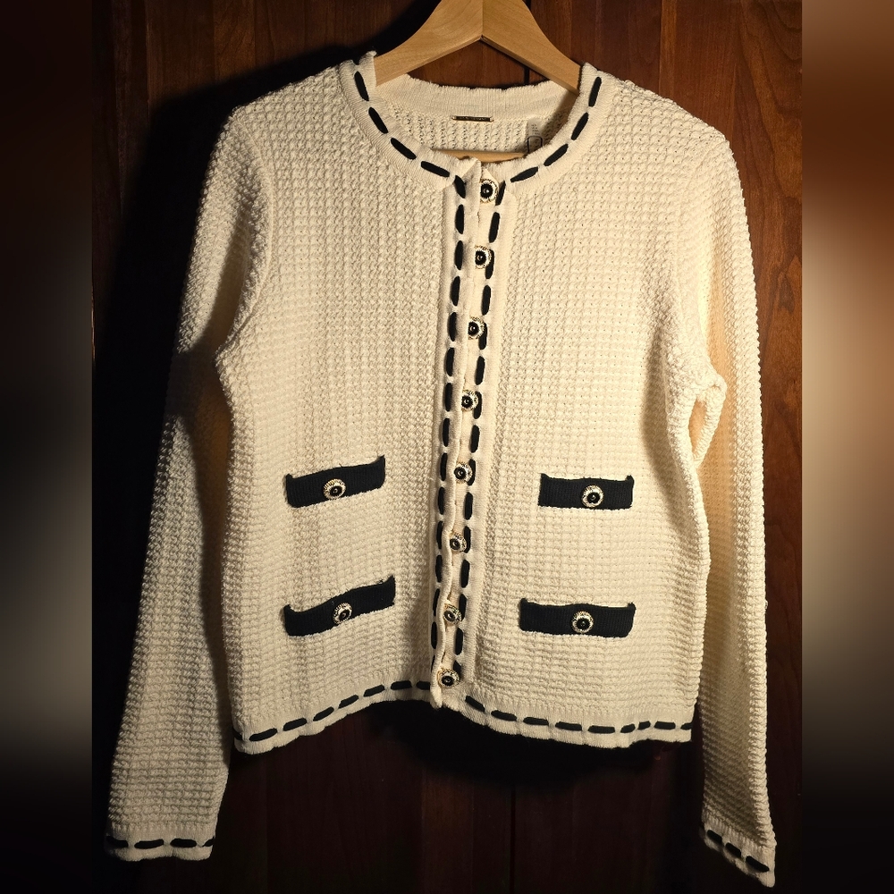 ELIE TAHARI Cardigan Sweater NEW With Tags